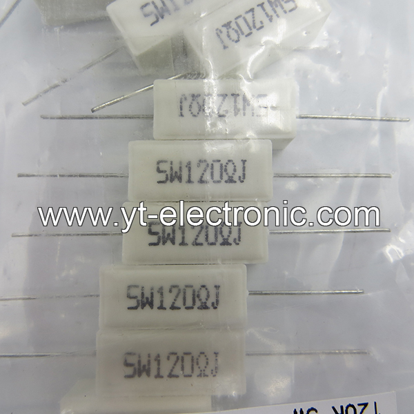 Cement,Resistor,Axial,120R,5W